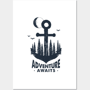 Anchor. Adventure Awaits Posters and Art